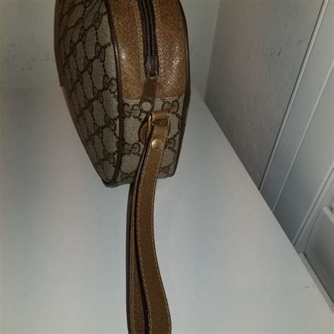 1980's vintage gucci model 004.112 large clutch